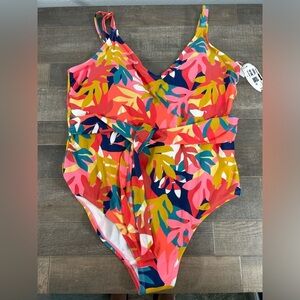 NEW Mynah Artistic Blooms Womens Exotic One Piece Swimsuit